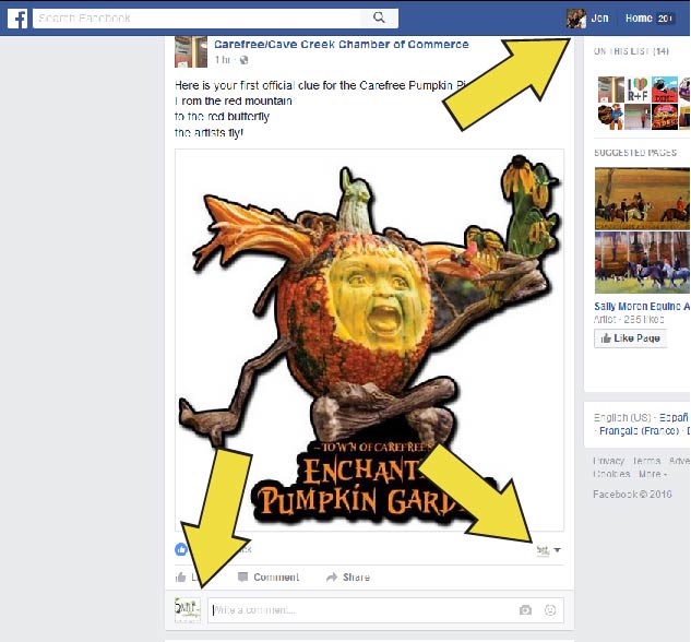 Like or Comment as your Business Page